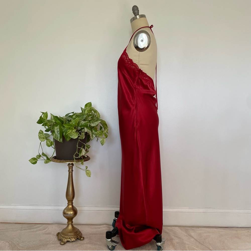 Reformation Aara Silk Dress in Sundried Tomato - Picture 6 of 11